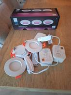 Philips Hue inbouwspots 3x, Huis en Inrichting, Lampen | Spots, Kunststof, Led, Nieuw, Ophalen of Verzenden