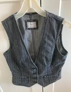 Gilet Esprit maat M spijkerstof met streepje, Kleding | Dames, Maat 38/40 (M), Zwart, Ophalen of Verzenden, Zo goed als nieuw