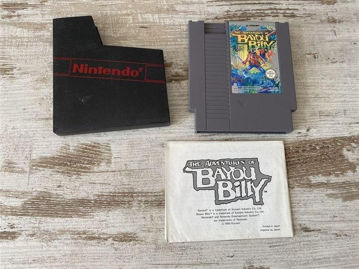 Nintendo Nes the adventures of Bayou billy [1253], Spelcomputers en Games, Games | Nintendo NES, Zo goed als nieuw, Avontuur en Actie