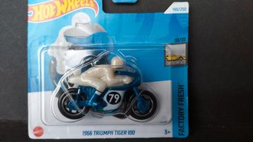 Triumph Tiger 100 1966 Motor Hotwheels Pol  beschikbaar voor biedingen