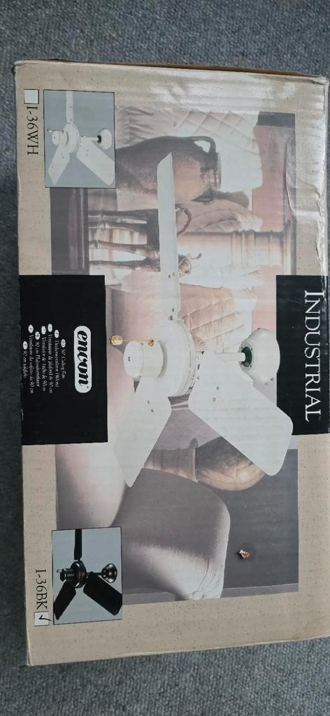 Plafondventilator nieuw, Witgoed en Apparatuur, Ventilatoren, Nieuw, Plafondventilator, Ophalen