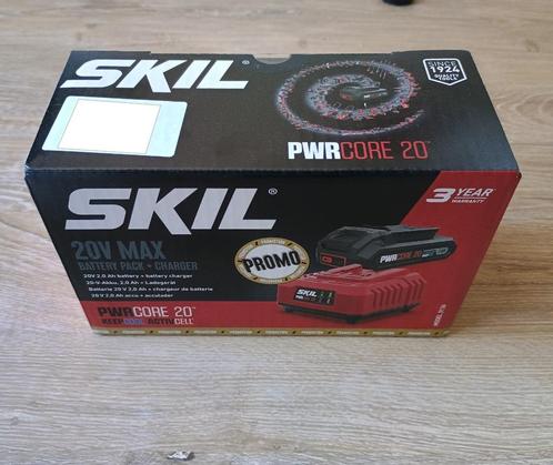 Skil 20v max 2ah accu + lader nieuw in doos model 3136 nr2, Doe-het-zelf en Verbouw, Gereedschap | Machine-onderdelen en Toebehoren
