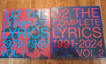 U2 The complete lyrics dl 1 & 2 beschikbaar voor biedingen