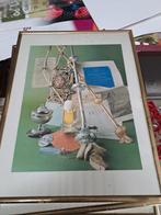 Grolsch bier poster in lijst Fries museum 35 x 45 10, Ophalen of Verzenden, Zo goed als nieuw, Reclamebord, Plaat of Schild, Grolsch