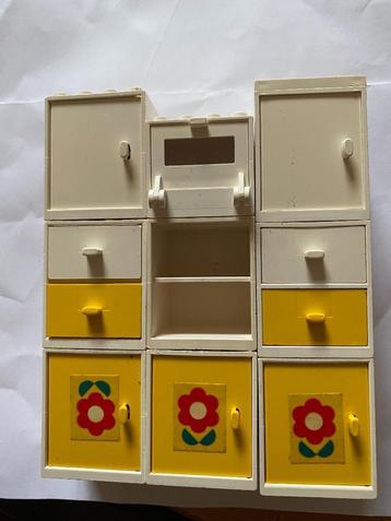 Lego 263 Vintage Retro Keuken kastjes en laatjes zie de foto beschikbaar voor biedingen