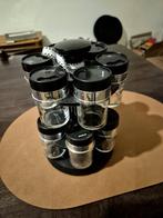 Glazen kruidenpotjes x12, Huis en Inrichting, Keuken | Keukenbenodigdheden, Ophalen, Zo goed als nieuw