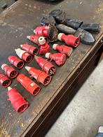 Diverse 380V Stekkers - 16A/32A, 4/5 polig - 22 stuks, Ophalen