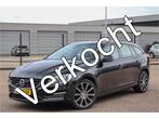 Volvo V60 2.0 D2 Polar+ AUT Navi Leder Vol onderhouden, Gebruikt, Zwart, 4 cilinders, 1969 cc