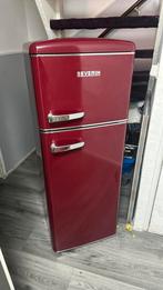 Retro severin koelkast rood, Witgoed en Apparatuur, Koelkasten en IJskasten, Ophalen, 200 liter of meer, Zo goed als nieuw, 140 tot 160 cm
