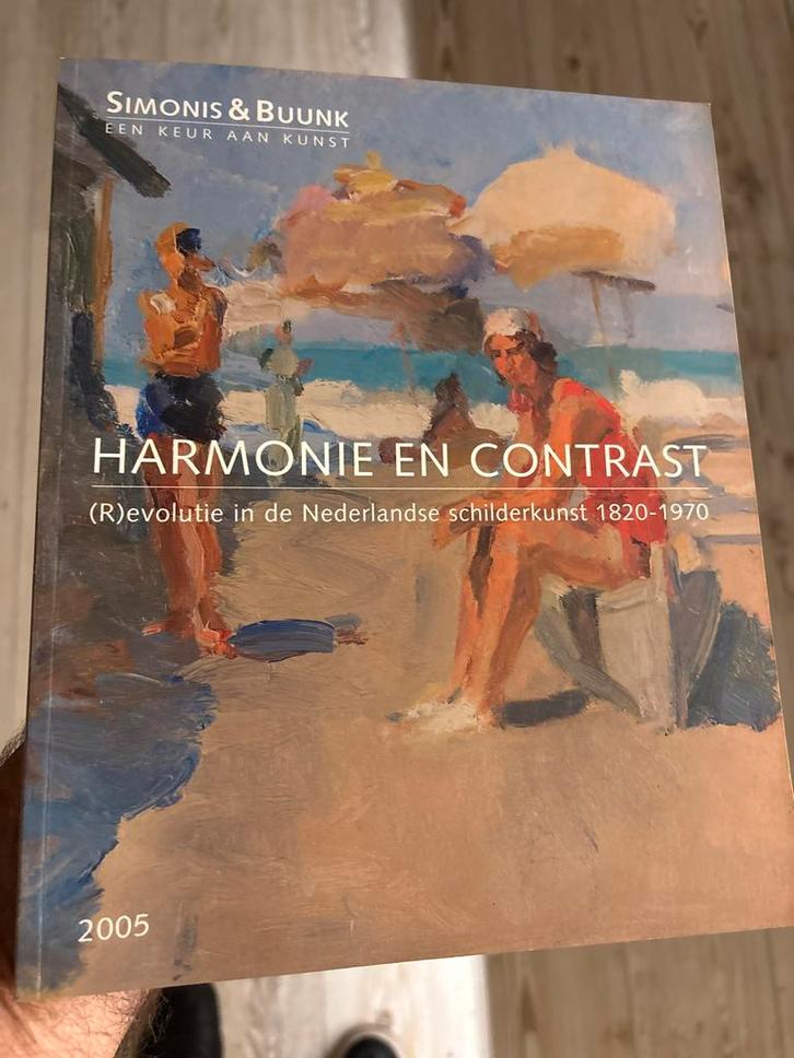 Harmonie en Contrast - Nederlandse Schilderkunst 1820-1970, Boeken, Kunst en Cultuur | Beeldend, Zo goed als nieuw, Schilder- en Tekenkunst