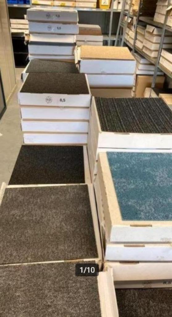 Tapijttegels vanaf €1,- tot €3,- per stuk | A Kwaliteit, Huis en Inrichting, Stoffering | Vloerbedekking, Nieuw, Tapijttegels