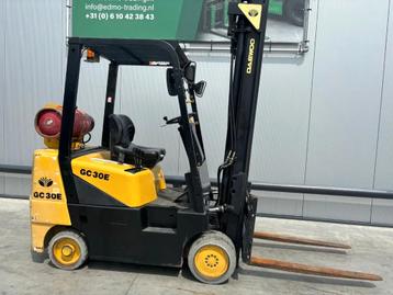 Daewoo Heftruck GC30E (bj 2000) beschikbaar voor biedingen