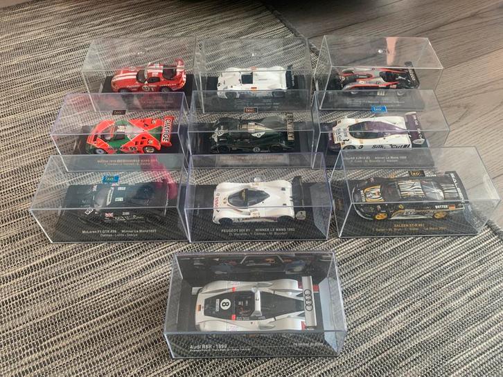 Le mans collectie 1:43 altaya onyx en ixo models, Hobby en Vrije tijd, Modelauto's | 1:43, Zo goed als nieuw, Auto, Overige merken