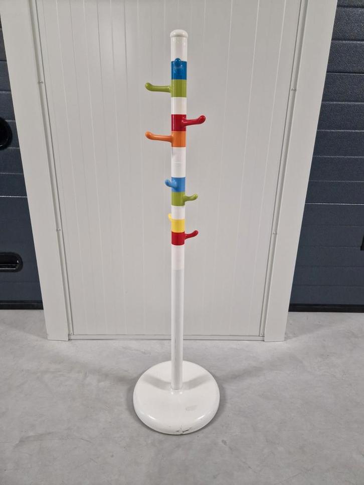 Kleurrijke Vintage Staande Kapstok van Ikea "Krokig", Huis en Inrichting, Woonaccessoires | Kapstokken, Gebruikt, Staande kapstok
