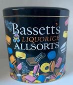 Ovaal blik van Bassett’s Allsorts Liquorice/Engelse drop., Verzamelen, Blikken, Ophalen of Verzenden, Zo goed als nieuw, Overige