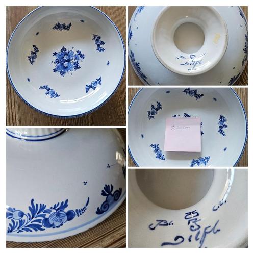 Mooie Delfts blauwe schaal van de  Porceleyne  fles, Verzamelen, Stickers, Zo goed als nieuw, Overige typen, Ophalen of Verzenden