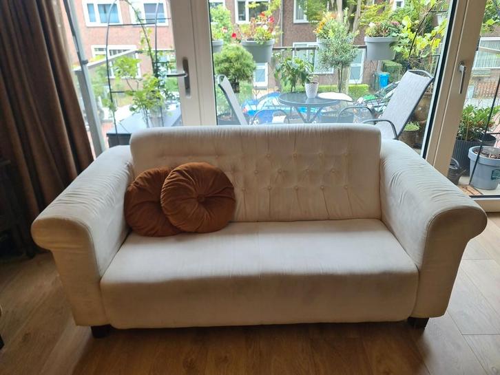 Landelijke brocante 2,5 zits bank, Huis en Inrichting, Banken | Sofa's en Chaises Longues, Gebruikt, Tweepersoons, 150 tot 200 cm