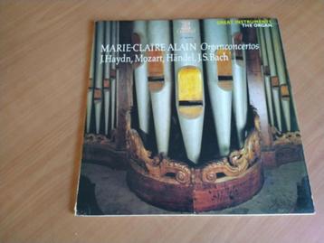 	Dubbel-elpee Marie-Claire Alain. Organconcertos J. Haydn,  beschikbaar voor biedingen