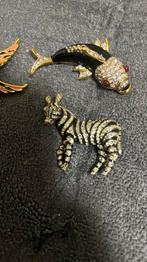 Vintage broches (swarovski & nina ricca), Overige materialen, Overige kleuren, Zo goed als nieuw, 7 tot 10 cm