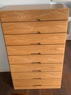 Houten Ladenkast - 8 Lades, Huis en Inrichting, Kasten | Ladekasten, Ophalen, Gebruikt, 5 laden of meer, 100 tot 150 cm