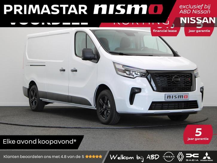 Nissan Primastar 2.0 dCi 130pk L2H1 Nismo | 2500KG Trekgewic, Auto's, Bestelauto's, Bedrijf, Te koop, ABS, Achteruitrijcamera