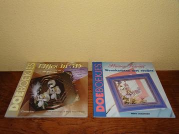 Flower Fairies Wenskaarten met stofjes en Elfjes in 3D  beschikbaar voor biedingen