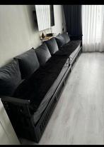 3 Marokkaanse banken/ sedarie, Huis en Inrichting, Ophalen, Gebruikt, 70 cm of minder, Zwart