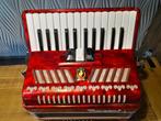 Accordeon Parrot 48 Bas - Klassiek en Speelklaar!, Overige merken, Met koffer, 48-bas, Gebruikt