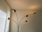 Design Booglamp met Marmeren Voet met 5 verstelbare armen, Huis en Inrichting, Lampen | Vloerlampen, Ophalen, Zo goed als nieuw