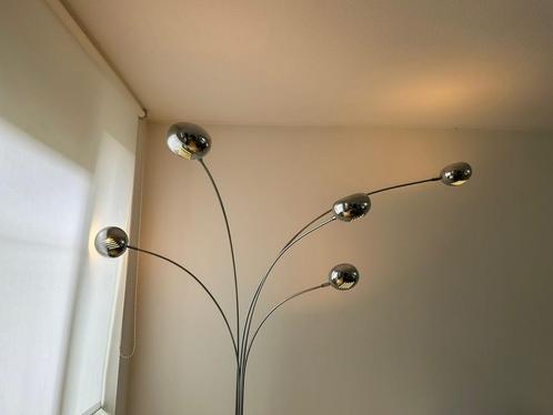 Design Booglamp met Marmeren Voet met 5 verstelbare armen, Huis en Inrichting, Lampen | Vloerlampen, Zo goed als nieuw, 200 cm of meer