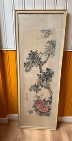 Chinees schilderij in mooie lijst met glas, Ophalen