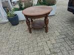 2 antieke stoelen met ronde antieke tafel, Antiek en Kunst, Ophalen of Verzenden