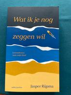 Nieuw Wat ik je nog wil zeggen - Jasper Rijpma, Ophalen of Verzenden, Nieuw