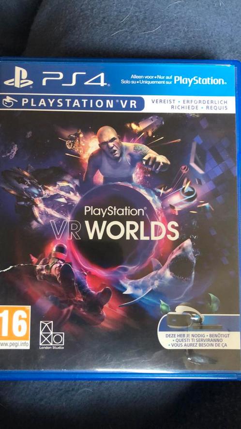 Playstation VR Worlds, Spelcomputers en Games, Games | Sony PlayStation 4, Gebruikt, Overige genres, 1 speler, Vanaf 18 jaar, Virtual Reality