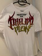 Philipp Plein shirt Origineel maat M met glitters!, Ophalen, Maat 48/50 (M), Wit, Zo goed als nieuw