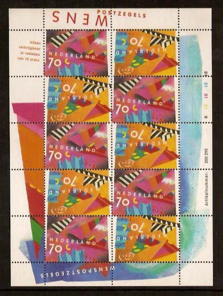 Nederland NVPH nr V1546/7 postfris Wenszegels 1993, Postzegels en Munten, Postzegels | Nederland, Postfris, Na 1940, Verzenden