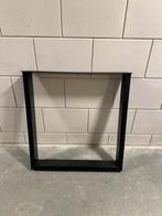 Te koop 2 ijzeren tafelpoten, Huis en Inrichting, Tafelonderdelen, Ophalen, Rechthoekig, 50 tot 100 cm