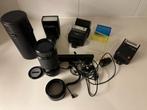 Diverse flitsen en een sigma objectief pentax vatting, Ophalen, Zo goed als nieuw, Pentax, Kantelbaar