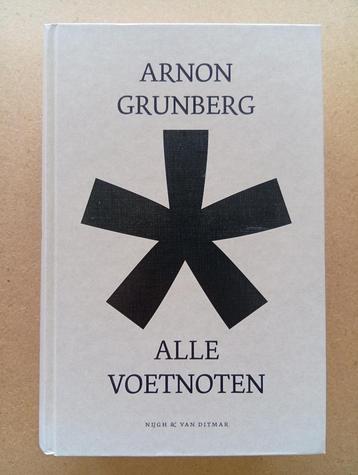 Arnon Grunberg - Alle voetnoten beschikbaar voor biedingen