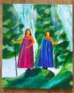 Schilderij in kerstsfeer, Huis en Inrichting, Woonaccessoires | Schilderijen, Tekeningen en Foto's, Ophalen, Schilderij, 50 tot 75 cm