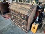 Antieke fraai bewerkte secretaire/klepbureau, Ophalen, Gebruikt, Klassiek, X
