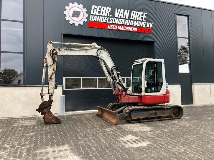 Takeuchi TB80FR midigraver/graafmachine (bj 2007), Zakelijke goederen, Machines en Bouw | Kranen en Graafmachines, Graafmachine