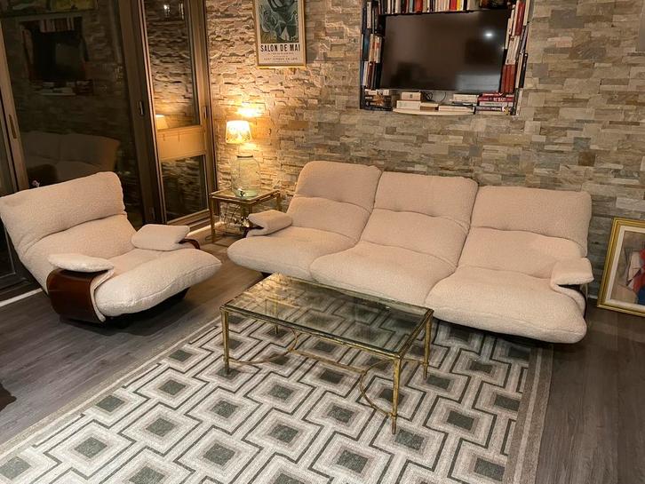 Ligne roset Marsala driezitsbank, Huis en Inrichting, Banken | Sofa's en Chaises Longues, Zo goed als nieuw, Eenpersoons, Minder dan 150 cm