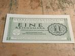 Wehrmacht betaal biljet eine reichsmark, Verzamelen, Militaria | Tweede Wereldoorlog, Ophalen of Verzenden, Duitsland