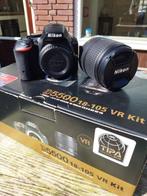Nikon D5500 + Nikkor AF-S DX 18-105 VR en accessoires, Audio, Tv en Foto, Fotocamera's Digitaal, Spiegelreflex, 4 t/m 7 keer, Gebruikt