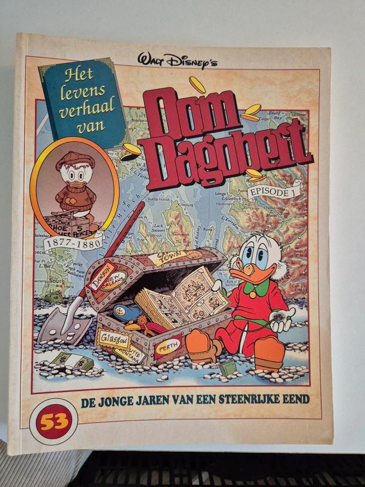 Oom Dagobert - Het levensverhaal - Deel 53, Boeken, Stripboeken, Gelezen, Eén stripboek, Ophalen of Verzenden