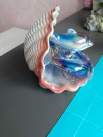 Dolfijn Beeldje in Schelp - Verzamelobject, Ophalen of Verzenden