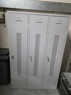 Metalen Lockerkast - 3 Deuren, Ophalen, Gebruikt, Industrieel