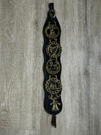 Antiek paardentuig met kleppermannen, Ophalen of Verzenden, Koper