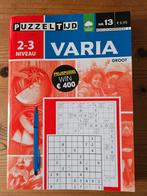 Puzzeltijd Varia niveau 2-3 groot, Ophalen of Verzenden, Nieuw, Puzzelboek